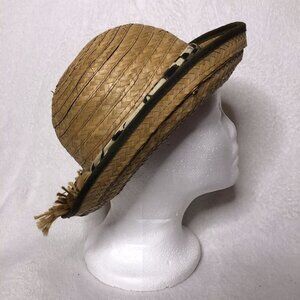 Betmar Womens Tan Straw Roll Up Summer Hat OS